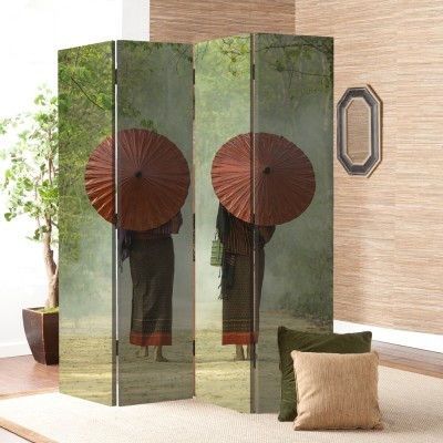 Περπάτημα στο δάσος, Φύση, Παραβάν, 80 x 180 εκ. [Δίφυλλο]