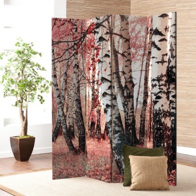 Ροζ Φύση, Φύση, Παραβάν, 80 x 180 εκ. [Δίφυλλο]