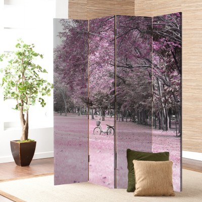 Ροζ Δάσος, Φύση, Παραβάν, 80 x 180 εκ. [Δίφυλλο]