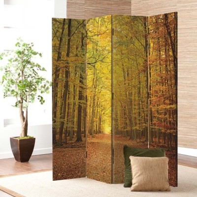 Μονοπάτι στο δάσος, Φύση, Παραβάν, 80 x 180 εκ. [Δίφυλλο]