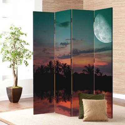 Μαγική βραδιά, Φύση, Παραβάν, 80 x 180 εκ. [Δίφυλλο]