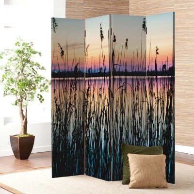 Τοπίο Ηλιοβασιλέματος, Φύση, Παραβάν, 80 x 180 εκ. [Δίφυλλο]