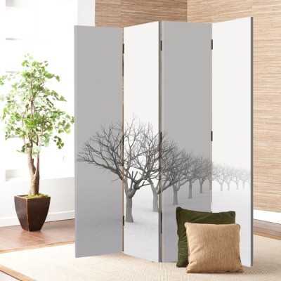 Xιονισμένο τοπίο, Φύση, Παραβάν, 80 x 180 εκ. [Δίφυλλο]