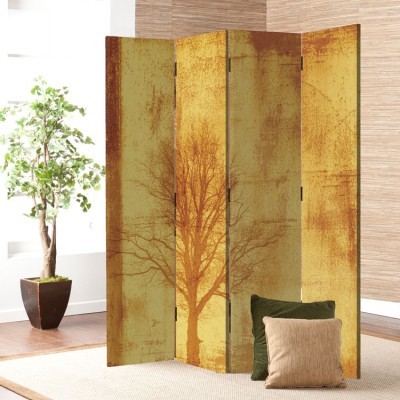 Περίγραμμα δέντρου, Φύση, Παραβάν, 80 x 180 εκ. [Δίφυλλο]