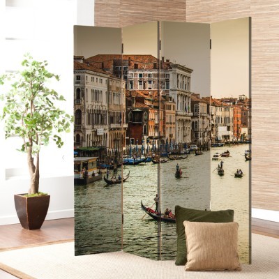 Βόλτα στη Βενετία, Πόλεις, Παραβάν, 80 x 180 εκ. [Δίφυλλο]