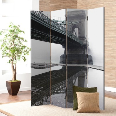 Αλυσιδωτή γέφυρα, Βουδαπέστη, Πόλεις, Παραβάν, 80 x 180 εκ. [Δίφυλλο]