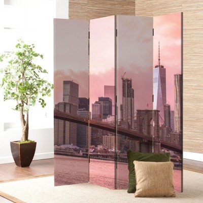 Γέφυρα του Brooklyn, Πόλεις, Παραβάν, 80 x 180 εκ. [Δίφυλλο]