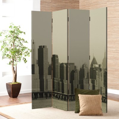 Πόλη, Πόλεις, Παραβάν, 80 x 180 εκ. [Δίφυλλο]