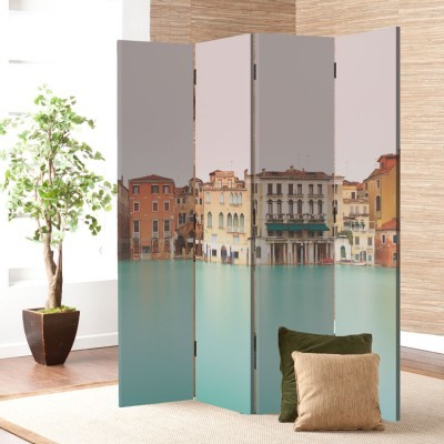 Βενετία, Πόλεις, Παραβάν, 80 x 180 εκ. [Δίφυλλο]