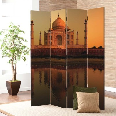 Ταζ Μαχάλ, Πόλεις, Παραβάν, 80 x 180 εκ. [Δίφυλλο]