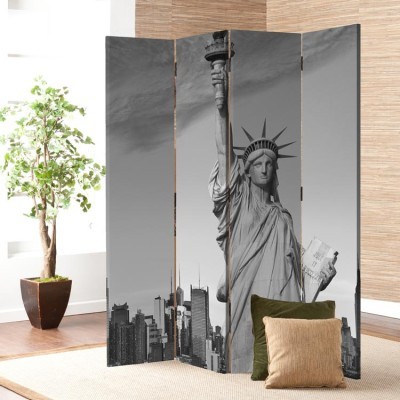 Άγαλμα της Ελευθερίας, Πόλεις, Παραβάν, 80 x 180 εκ. [Δίφυλλο]