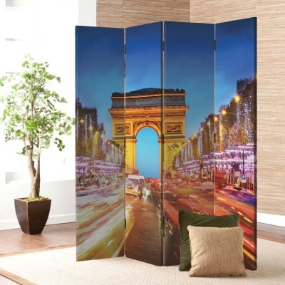 Αψίδα του θριάμβου, Πόλεις, Παραβάν, 80 x 180 εκ. [Δίφυλλο]