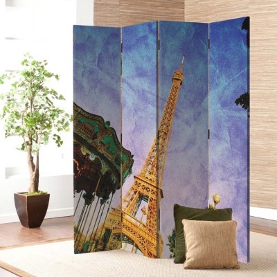 Καρουζέλ στο Παρίσι, Πόλεις, Παραβάν, 80 x 180 εκ. [Δίφυλλο]