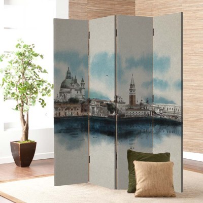 Πλατεία Αγίου Μάρκου, Πόλεις, Παραβάν, 80 x 180 εκ. [Δίφυλλο]