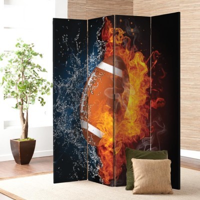 Μια μπάλα του ποδοσφαίρου, Σπορ, Παραβάν, 80 x 180 εκ. [Δίφυλλο]