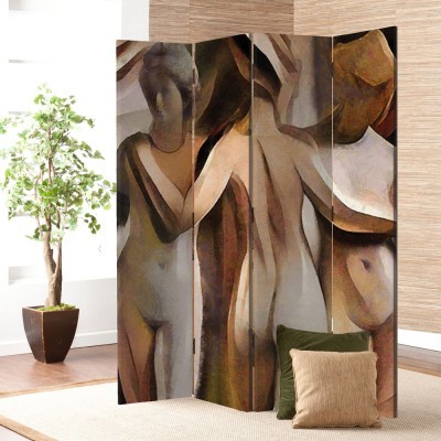 Houseart Γυμνές Γυναίκες, Ζωγραφική, Παραβάν, 160 x 180 εκ. [Τετράφυλλο]