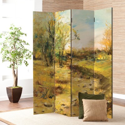 Ζωγραφισμένο Δάσος, Ζωγραφική, Παραβάν, 80 x 180 εκ. [Δίφυλλο]