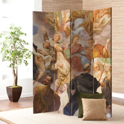 Αναγεννησιακός πίνακας, Ζωγραφική, Παραβάν, 80 x 180 εκ. [Δίφυλλο]