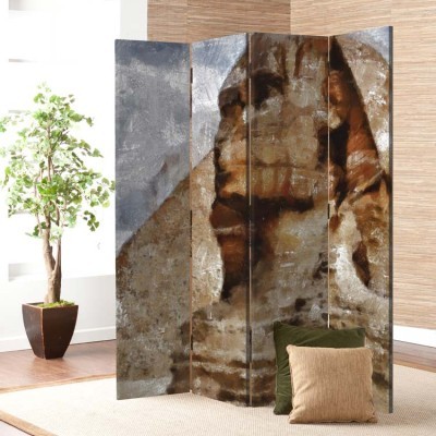 Μεγάλη Σφίγγα, Ζωγραφική, Παραβάν, 80 x 180 εκ. [Δίφυλλο]