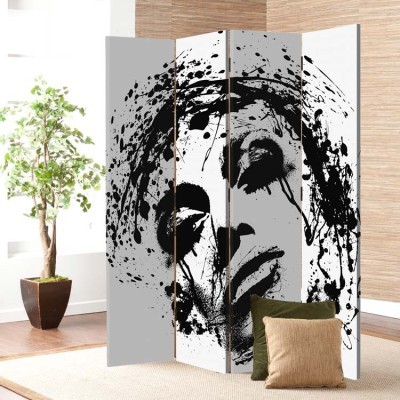 Houseart Τεχνική με μελάνι, Ζωγραφική, Παραβάν, 160 x 180 εκ. [Τετράφυλλο]