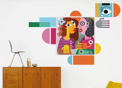 Houseart Πορτρέτο γυναικών, Διάφορα, Πίνακες και αυτοκόλλητα, 99x67