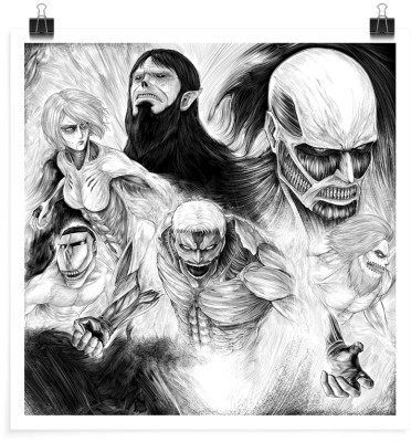 The Eldian Titans – Attack on Titan, Anime, Πόστερ, 20 x 20 εκ.