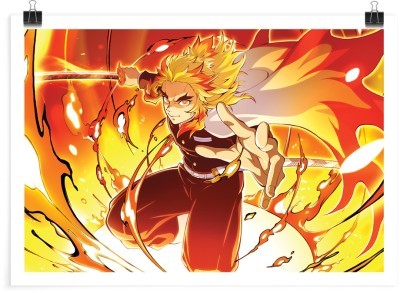 Kyojuro Rengoku - Demon Slayer, Anime, Πόστερ, 20 x 15 εκ.