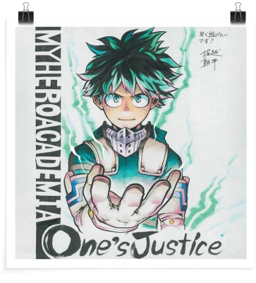 One’s justice – My Hero Academia, Anime, Πόστερ, 20 x 20 εκ.