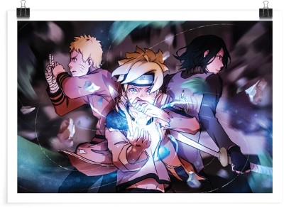 Houseart Naruto, Boruto, Sasuke - Naruto & Boruto, Anime, Πόστερ, 20 x 15 εκ.