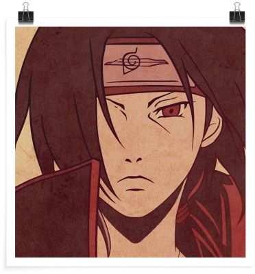 Itachi Face, Anime, Πόστερ, 20 x 20 εκ.