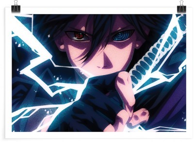 Sasuke Uchiha, Sharingan, Rinnegan - Naruto & Boruto, Anime, Πόστερ, 20 x 15 εκ.