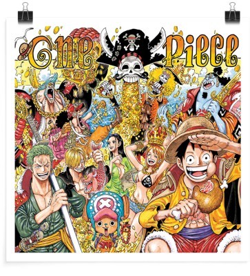 The Strawhats in Gold - One Piece, Anime, Πόστερ, 20 x 20 εκ.