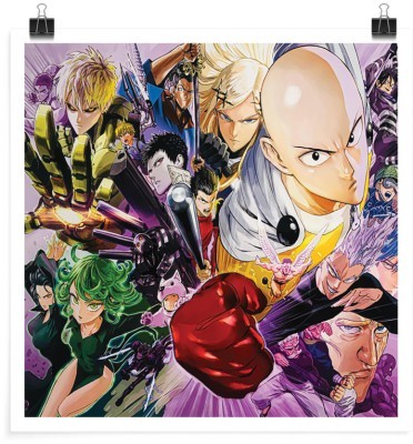 One Punch Man Characters, Anime, Πόστερ, 20 x 20 εκ.