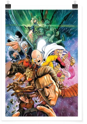Saitama and the 5 heroes - One Punch man, Anime, Πόστερ, 15 x 20 εκ.