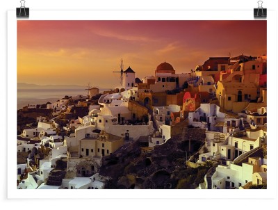 Vintage Σαντορίνη, Ελλάδα, Πόστερ, 30 x 20 εκ.
