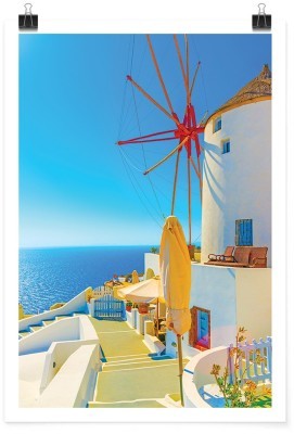 Νησιώτικο τοπίο, Ελλάδα, Πόστερ, 15 x 20 εκ.