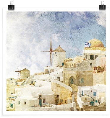 Ελληνικό νησί, Ελλάδα, Πόστερ, 20 x 20 εκ.