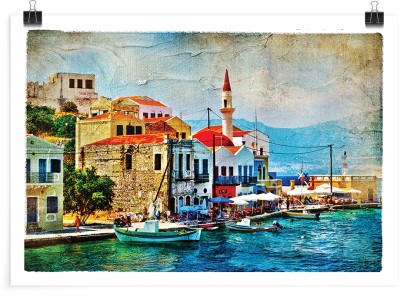Ρετρό σπιτάκια, Ελλάδα, Πόστερ, 30 x 20 εκ.