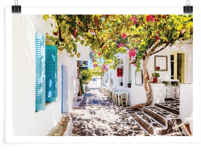 Σοκάκι στο νησί, Ελλάδα, Πόστερ, 30 x 20 εκ.
