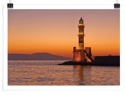 Houseart Φάρος στο λιμάνι Χανίων, Ελλάδα, Πόστερ, 20 x 15 εκ.