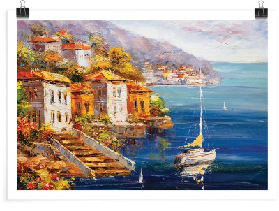 Houseart Ελαιογραφία, Ελληνικό νησί, Ελλάδα, Πόστερ, 20 x 15 εκ.