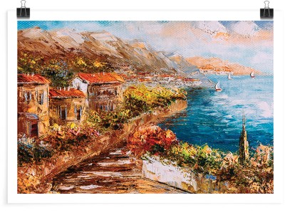 Ελαιογραφία, Ελληνικό τοπίο, Ελλάδα, Πόστερ, 30 x 20 εκ.