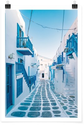 Νησιώτικα σοκάκια, Ελλάδα, Πόστερ, 15 x 20 εκ.