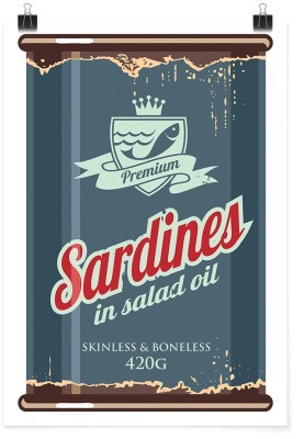 Κονσέρβα με σαρδέλες, Φαγητό, Πόστερ, 15 x 20 εκ.