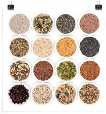 Houseart Σπόροι για φαγητά, Φαγητό, Πόστερ, 20 x 20 εκ.