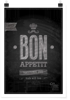 Bon appetit, Φαγητό, Πόστερ, 15 x 20 εκ.