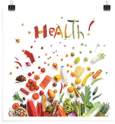 Υγιεινές επιλογές, Φαγητό, Πόστερ, 20 x 20 εκ.