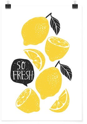 Houseart Φρέσκα λεμόνια, Φαγητό, Πόστερ, 15 x 20 εκ.
