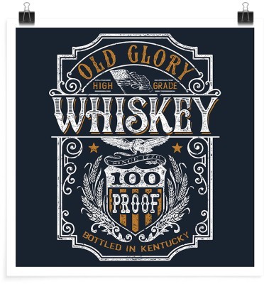 Houseart Whiskey, Φαγητό, Πόστερ, 20 x 20 εκ.