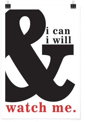 Κοίτα με!, Φράσεις, Πόστερ, 15 x 20 εκ.